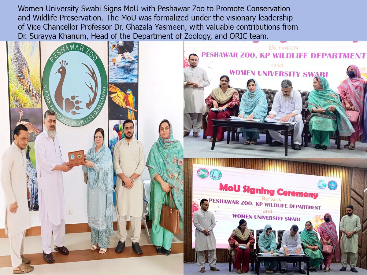 mou with peshawar zoo